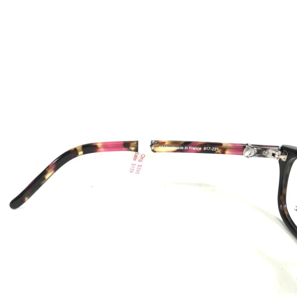 Robert Marc Eyeglasses Frames 817-231 Pink Brown Tortoise Rectangular 48-18-130